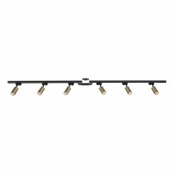Zuma Line Black/Gold kit de rails avec projecteurs 6x35 W noir-doré 3022