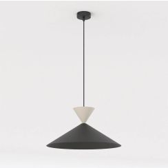 Emibig Ralf lampe suspendue 1x10 W noir-beige 1745/1M