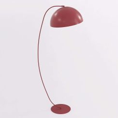 Emibig Arcos lampadaire 1x10 W rouge 1614/LP1