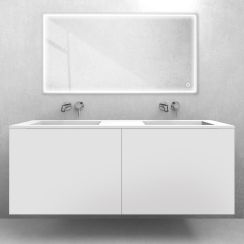 Set lavabo Oltens Stila 40206900, armoire Oltens Lun 60040000