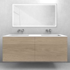 Set lavabo Oltens Stila 40206900, armoire Oltens Lun 60040060