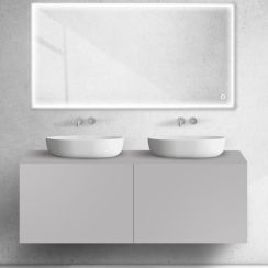 Set armoire Oltens Lun 60040900, plan de travail suspendu Oltens Lun 63032900