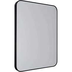 MaxLight Mirror miroir 76x91 cm rectangulaire avec éclairage noir W0384