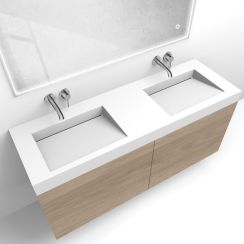 Set lavabo Oltens Stila 40005900, armoire Oltens Lun 60040060