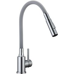 Kuchinox Velia mitigeur de cuisine sur pied chrome-graphite/gris B52_962D