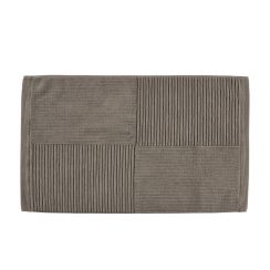 Zone Denmark Classic tapis de bain 80x50 cm rectangulaire gris-marron 34974