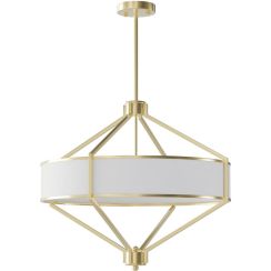 Open Design Zundo Old Gold 60 lampe suspendue 4x15 W blanc-doré OR85839