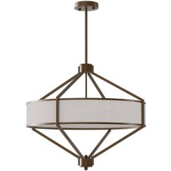 Open Design Zundo Chocco 60 lampe suspendue 4x15 W marron-beige OR85846