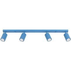Sollux Lighting Karbon plafonnier 4x10 W bleu SL.2382