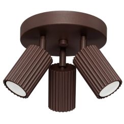 Sollux Lighting Karbon plafonnier 3x10 W marron SL.2374