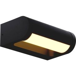 MaxLight Solden applique murale extérieure 1x12 W noir W0462