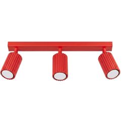 Sollux Lighting Karbon plafonnier 3x10 W rouge SL.2366
