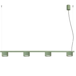 Sollux Lighting Aura lampe suspendue 4x10 W vert SL.2706