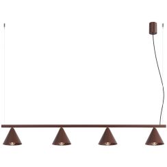 Sollux Lighting Nox lampe suspendue 4x10 W marron SL.2564