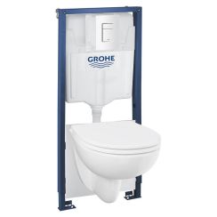 Grohe Solido kit cuvette avec abattant, châssis et bouton 112956SH00