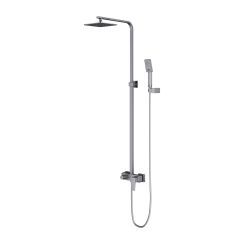 Omnires Parma ensemble de douche mural avec douche pluie || PM7444NI