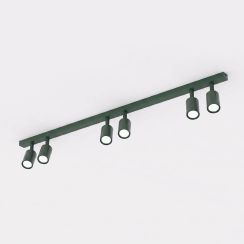 Emibig Flash plafonnier 6x10 W vert 1838/6
