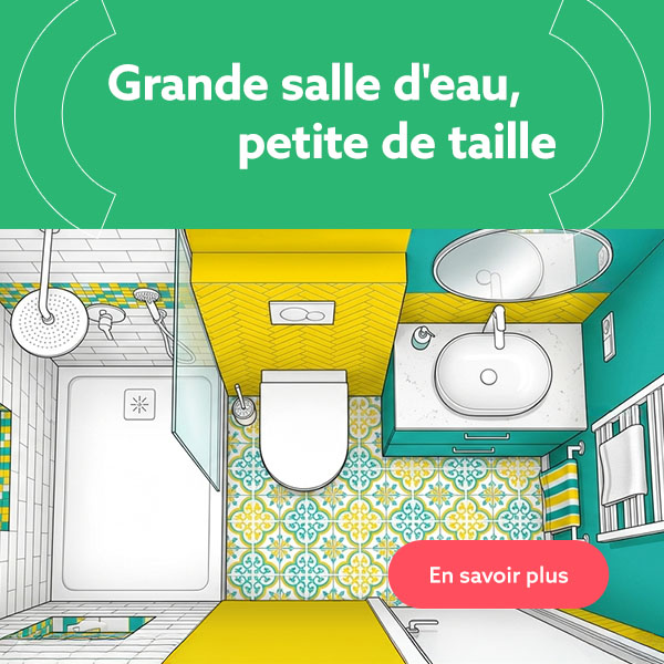 Grande salle d'eau, petite de taille